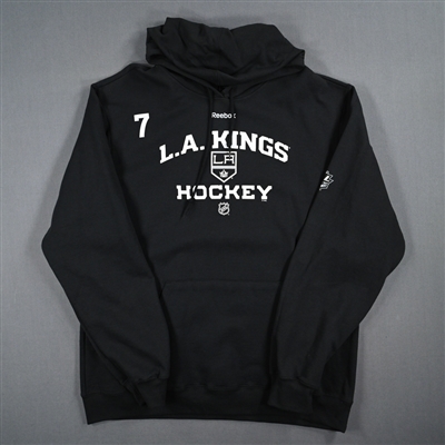 Rob Scuderi - Player-Issued Black Practice Hoodie - Stanley Cup Final Logo - 2012 Stanley Cup Finals