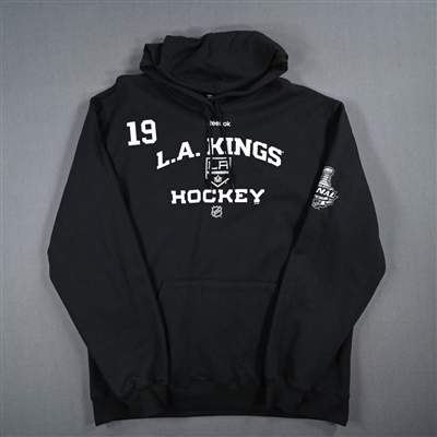 Kevin Westgarth - Player-Issued Black Practice Hoodie - Stanley Cup Final Logo - 2012 Stanley Cup Finals
