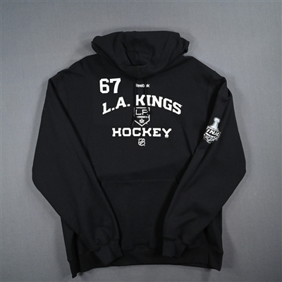 Marc-Andre Cliché - Player-Issued Black Practice Hoodie - Stanley Cup Final Logo - 2012 Stanley Cup Finals