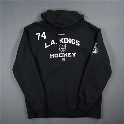 Dwight King - Player-Issued Black Practice Hoodie - Stanley Cup Final Logo - 2012 Stanley Cup Finals