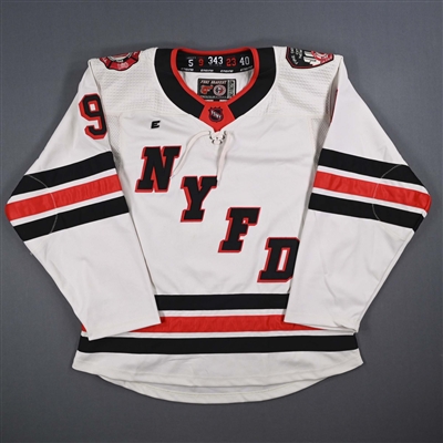 Ray Downey - Team-Issued Cream Jersey Commemorative - 50th Annual FDNY vs. NYPD Game