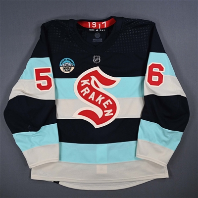 Kailer Yamamoto - Navy Winter Classic Style Set 2 Jersey - Worn on Mar. 21, 2024 and Mar. 24, 2024