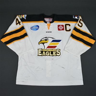 Trent Daavettila - Colorado Eagles - 2016 ECHL Captains Club Autographed Game-Worn Jersey