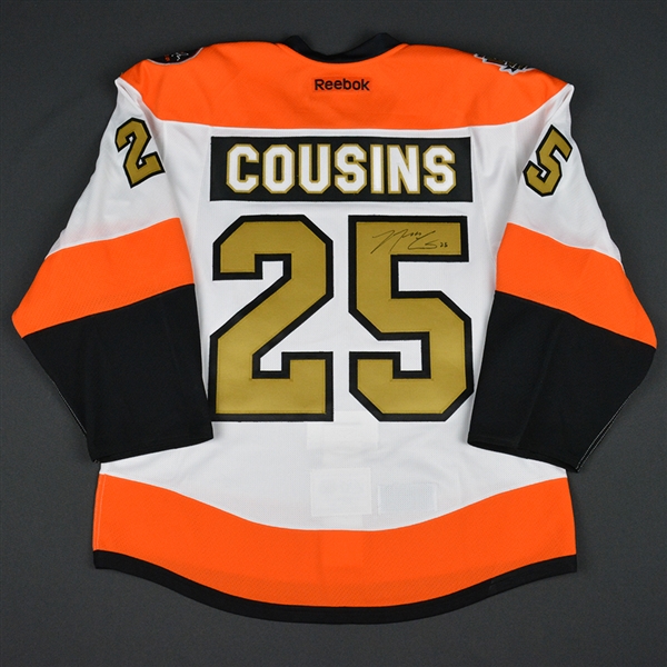 Nick Cousins - 40th Flyers Wives Fight for Lives Carnival - Event-Worn Autographed Jersey 