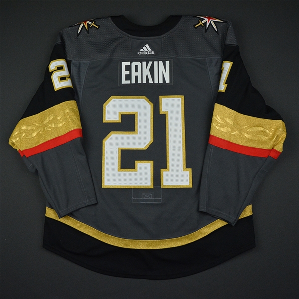 Cody Eakin - Vegas Golden Knights - 2017-18 Inaugural Game at T-Mobile Arena - Game-Worn Jersey - 1st Period Only