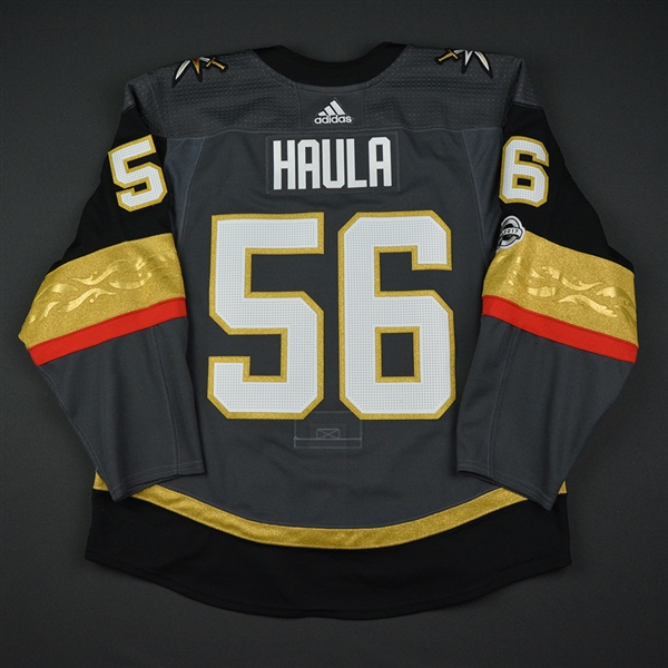 Erik Haula - Vegas Golden Knights - 2017-18 Inaugural Game at T-Mobile Arena - Game-Worn Jersey - 1st Period Only