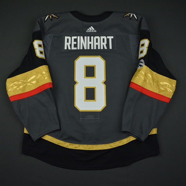 Griffin Reinhart - Vegas Golden Knights - 2017-18 Inaugural Game at T-Mobile Arena - Game-Issued Jersey - 1st Period Only