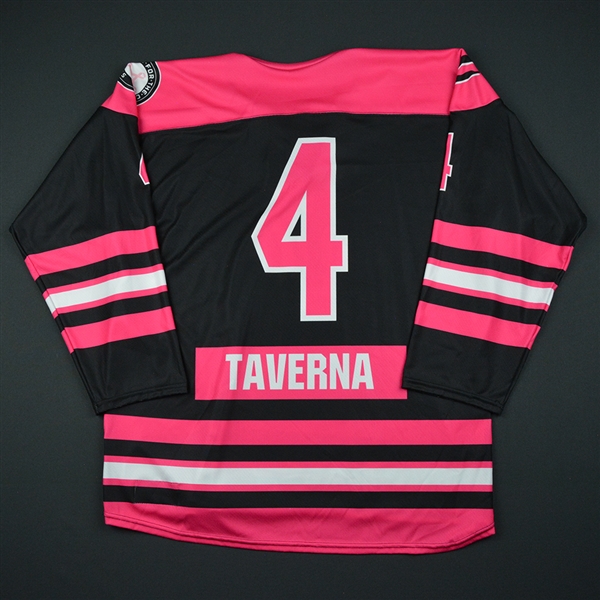 Maggie Taverna - Boston Pride - Game-Issued Strides For The Cure Jersey - Dec. 3, 2016
