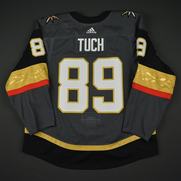 Alex Tuch - Vegas Golden Knights - 2017-18 Inaugural Game at T-Mobile Arena - Game-Issued Jersey - 1st Period Only