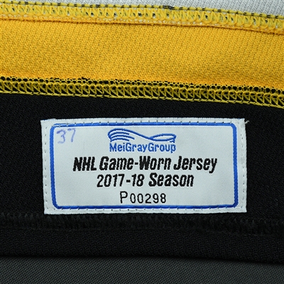 Lot Detail - Patrice Bergeron - Boston Bruins - 2018 Willie O'Ree 60th  Anny. Patch Game-Worn Jersey w/A
