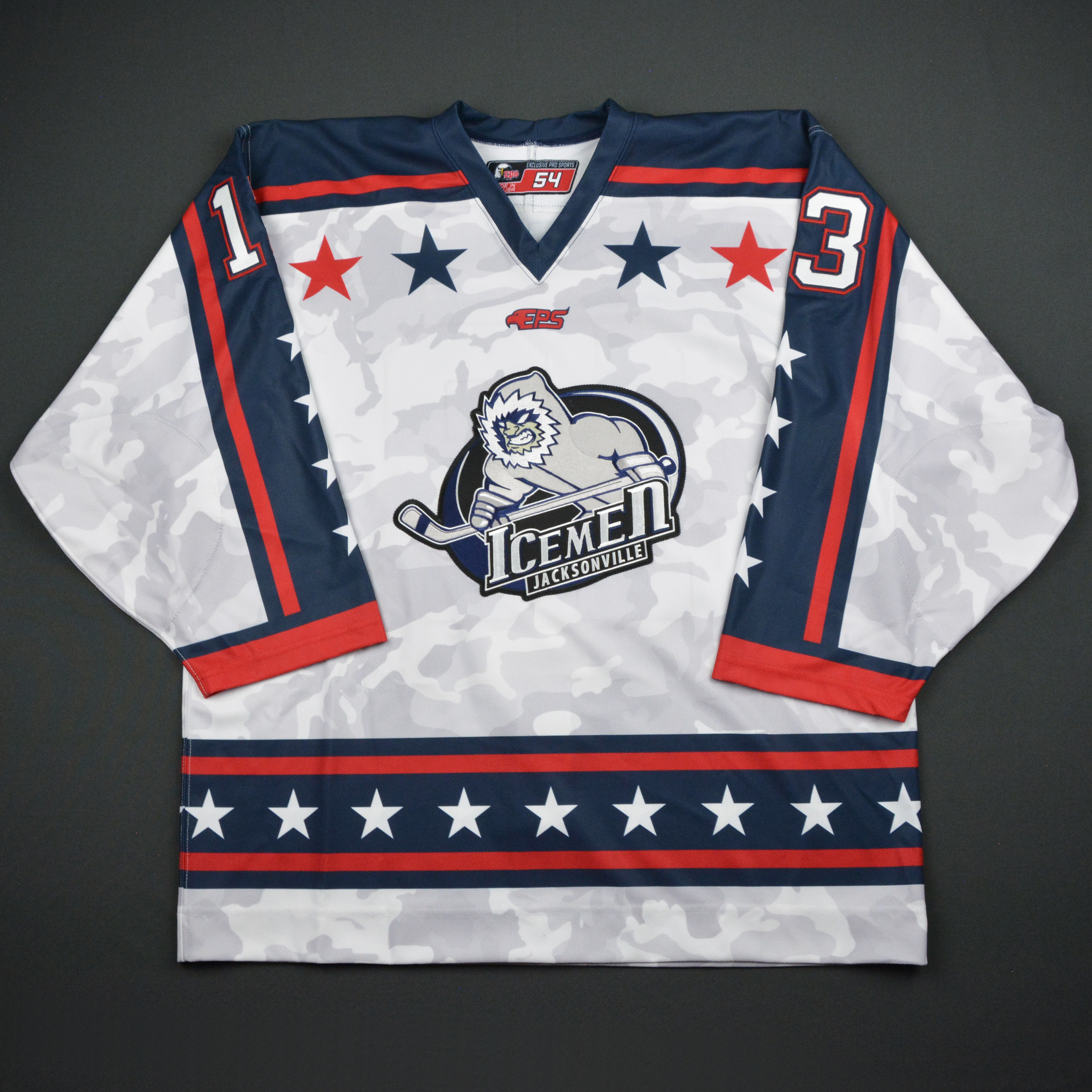 Lot Detail - Emerson Clark - Jacksonville Icemen - Military ...