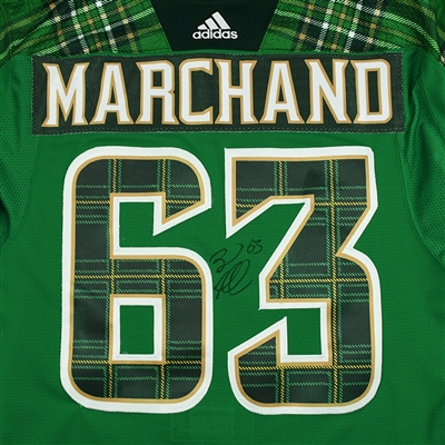 Brad Marchand Boston Bruins Adidas Pro Autographed Jersey - NHL Auctions