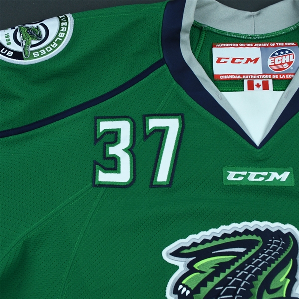 Lot Detail - Zach Kamrass - Florida Everblades - 2018 Captains' Club -  Autographed Game-Worn Jersey w/A