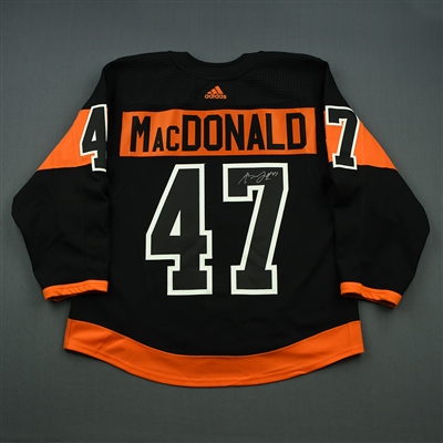 Andrew MacDonald - Philadelphia Flyers - 42nd Flyers Wives Carnival - Event-Worn Autographed Jersey