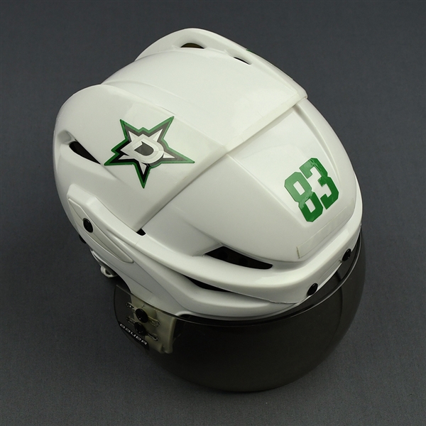 Ales Hemsky - Dallas Stars - Game-Worn White Helmet - 2016-17 Season