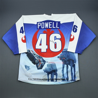 Eamon Powell - 2019 U.S. National Under-17 Development Team - Star Wars Night Game-Worn Autographed Jersey