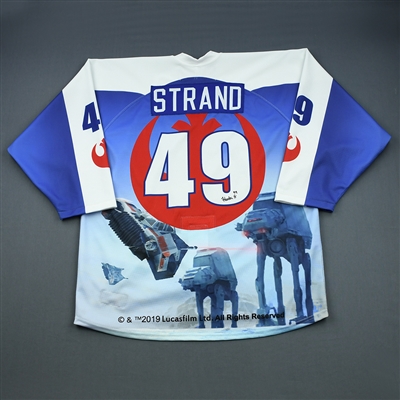 Hunter Strand - 2019 U.S. National Under-17 Development Team - Star Wars Night Game-Worn Autographed Jersey