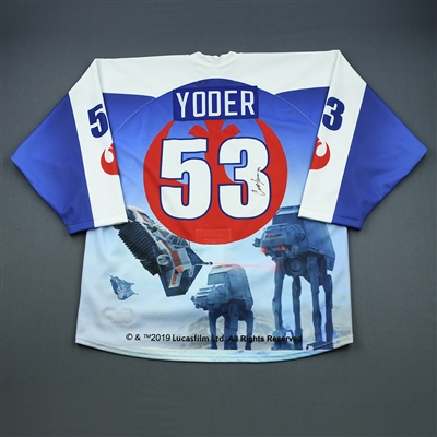 Chase Yoder - 2019 U.S. National Under-17 Development Team - Star Wars Night Game-Worn Autographed Jersey