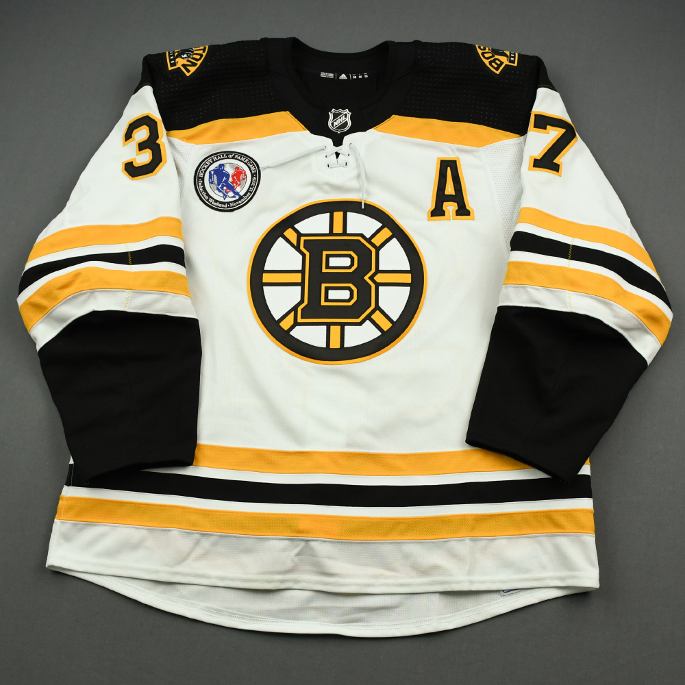 Patrice Bergeron - Boston Bruins - NHL Player Media Tour - Worn and Autographed  Jersey - NHL Auctions