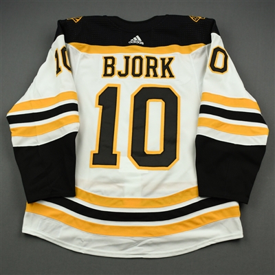 Anders Bjork  - 2019 Hockey Hall of Fame Game - Game-Worn Jersey - November 15