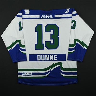 Cassie Dunne - Connecticut Whale - 2017-18 - White Set 1 Jersey - MGG011907 
