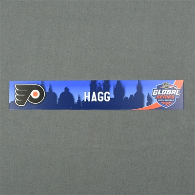 Robert Hagg - 2019 NHL Global Series Locker Room Nameplate Game-Issued