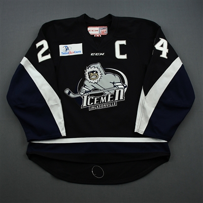 Jacksonville Icemen Black Alternate Jersey – Jacksonville Icemen Team Store