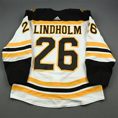 Par Lindholm - 2019 Hockey Hall of Fame Game - Game-Worn Jersey - November 15