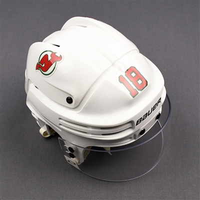 Drew Stafford - Game-Worn Heritage Helmet - 2018-19 NHL Season
