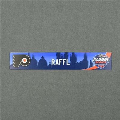 Michael Raffl - 2019 NHL Global Series Locker Room Nameplate Game-Issued