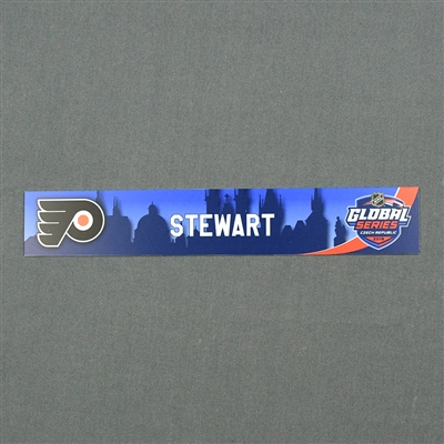 Chris Stewart - 2019 NHL Global Series Locker Room Nameplate Game-Issued