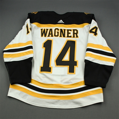 Chris Wagner - 2019 White Set 1 - Hockey Hall of Fame Game - Game-Worn Jersey - November 15 -  2nd & 3rd Period
