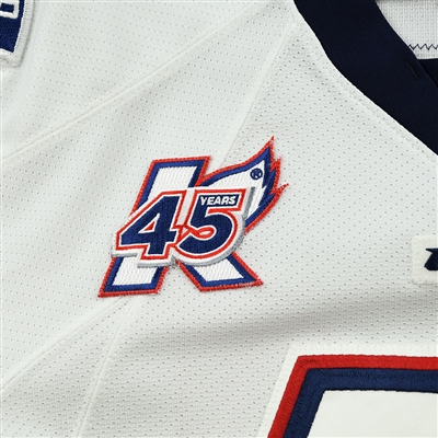 Ben Wilson - Kalamazoo Wings - Game-Worn White w/C Jersey 