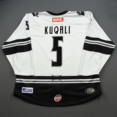 Alexander Kuqali - Black Panther - 2019-20 MARVEL Super Hero Night - Game-Issued Jersey 
