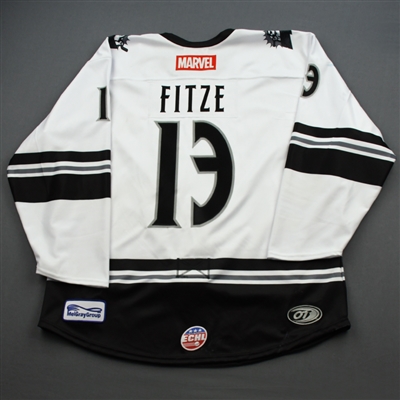 Dylan Fitze - Black Panther - 2019-20 MARVEL Super Hero Night - Game-Worn Jersey and Socks 