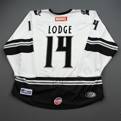 Jimmy Lodge - Black Panther - 2019-20 MARVEL Super Hero Night - Game-Issued Jersey 
