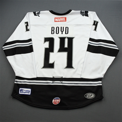 Rich Boyd - Black Panther - 2019-20 MARVEL Super Hero Night - Game-Worn Jersey and Socks 
