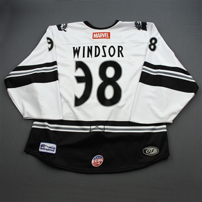 Clint Windsor - Black Panther - 2019-20 MARVEL Super Hero Night - Game-Worn Jersey (Back-Up Only ) and Socks 