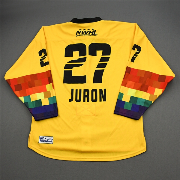 Jordan Juron - Boston Pride - Game-Issued You Can Play Jersey - Feb. 15, 2020