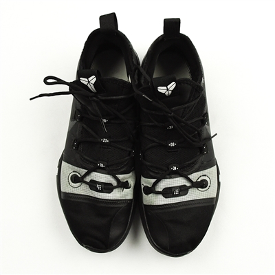 Joe Harris - Game-Worn Sneakers - Nike Kobe AD Exodus (Black/Silver) - December 6-17, 2019 (Photo-Matched to 4 Games) 