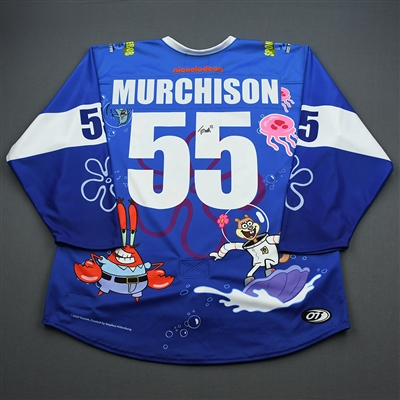 Ty Murchison - 2020 U.S. National Under-17 Development Team - Spongebob Square Pants Game-Worn Autographed Jersey