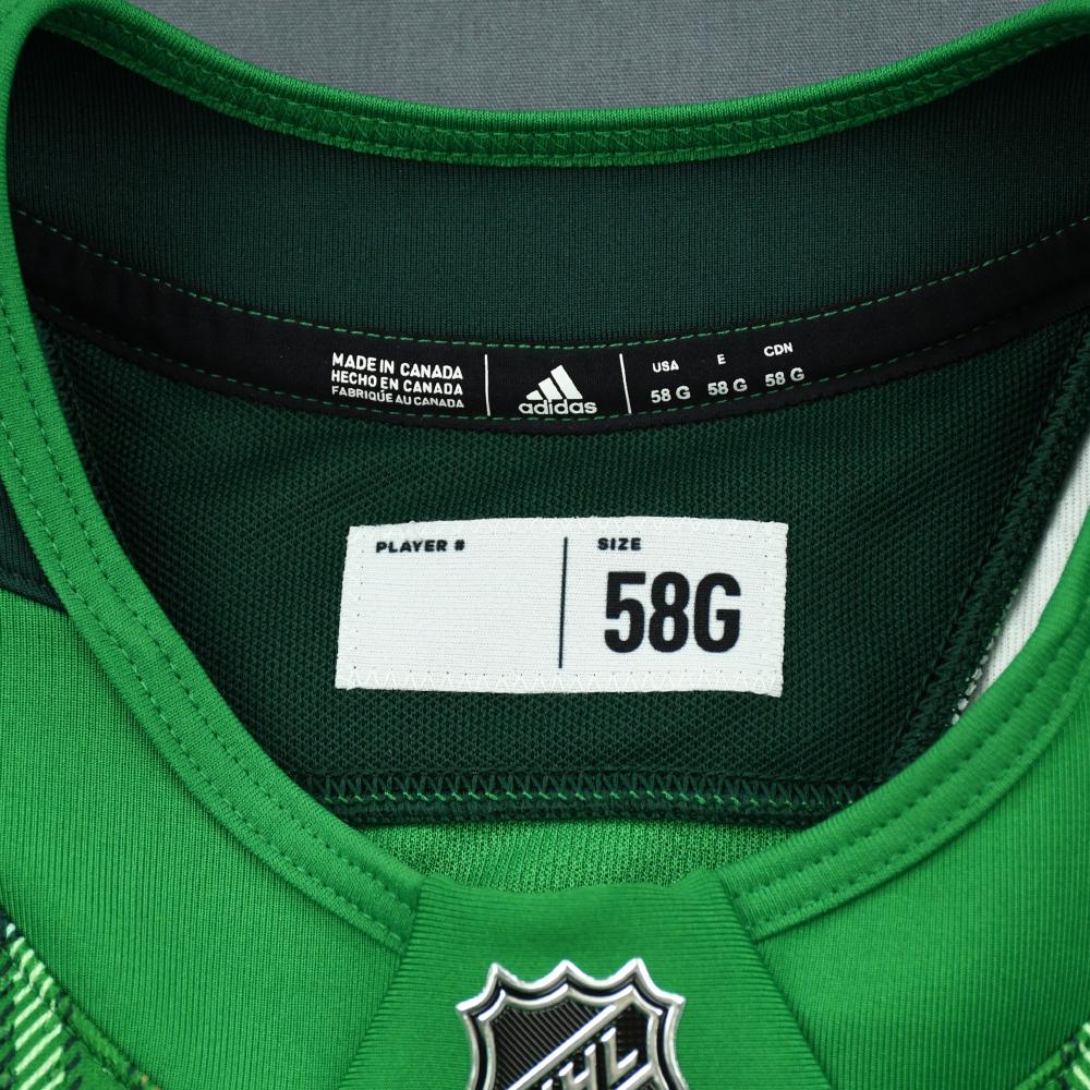 🏆 - Vegas Golden Knights on X: We're going green during warmups tonight  for St. Patrick's Day 🍀 Fans can bid on the players' jerseys outside  sections 10 & 11 or online
