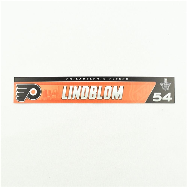 Oskar Lindblom - Stanley Cup Playoffs Locker Room Nameplate
