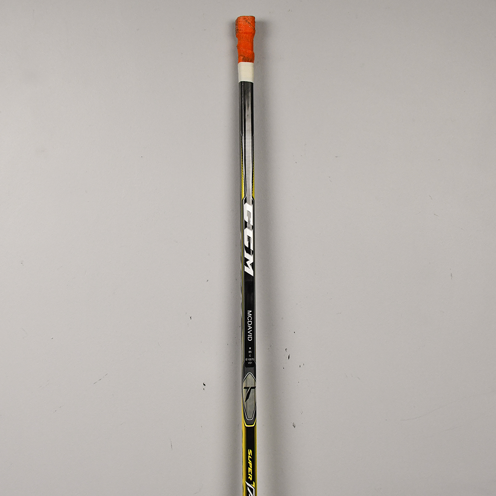 Connor McDavid '500th Career Point' Edmonton Oilers Game Used Hockey Stick, VICTORIAM, PART II, 2023