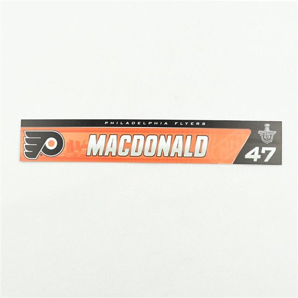 Andrew MacDonald - Stanley Cup Playoffs Locker Room Nameplate