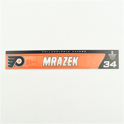 Petr Mrazek - Stanley Cup Playoffs Locker Room Nameplate