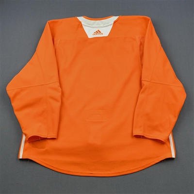 James van Riemsdyk - 2018-19 - Philadelphia Flyers - Orange Practice Jersey