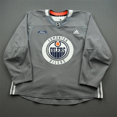 Darnell Nurse - Edmonton Oilers - Practice-Worn Jersey - 2019-20 NHL Season