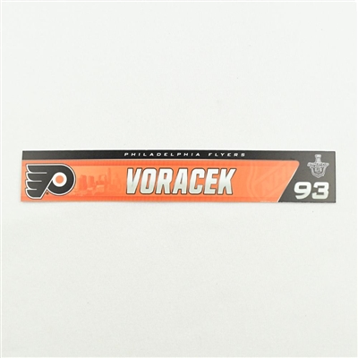 Jakub Voracek - Stanley Cup Playoffs Locker Room Nameplate