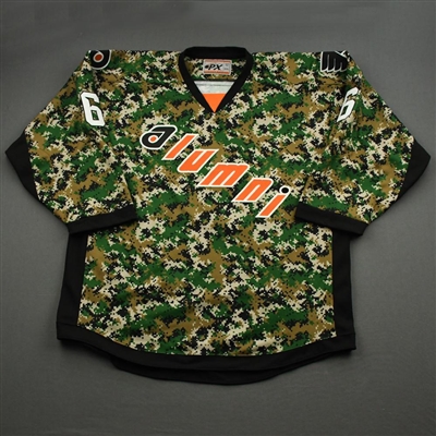 Jeff Chychrun - Game-Worn Flyers Alumni Camouflage Autographed Jersey - Worn June 27, 2021